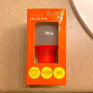 Illumin8 Orange A19 LED Bulb